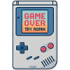 Retro Gaming Console Motif