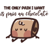 Chocolate Pain Cartoon Character Design