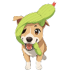 Charming Dog with Toy Snake