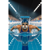 Humanoid Otter in Pool