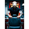 Humanoid Sheep Barber