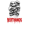 Skull motif with Berthanos lettering