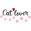 Heart and Paws Cat Lovers