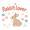 Elegant Rabbit Heart Design