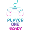 Neon Gaming Controller Design