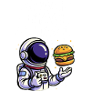 Astronaut Burger Space Snack Attack