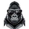 Coole Gorilla Sonnenbrille Design