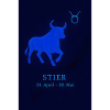 Sternzeichen Stier Design
