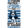 Pêche et Basset bleu de Gascogne