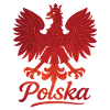 Drapeau de l'aigle polonais rouge, cadeau