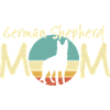 German Shepherd Mom Retro Design