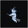 Robot witch in space