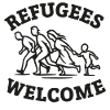 Refugees Welcome Illustration