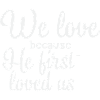 Religious love message illustration