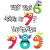 Number Day Colourful Mythical Monster Illustration