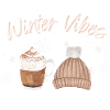 Winter Vibes Snowflake Hat Mug
