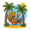 Relaxed Panama party charm
