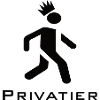 Privatier - Runner with Crown Design Black