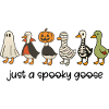 Spooky Autumn Farm Animals Design