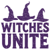 Witches Unite – Witch Hat Saying