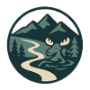 Alpine Moss Natural Landscape Illustration