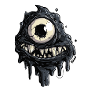 Black Monster Slime Eye