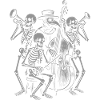 Spooky Skeleton Jazz Ensemble