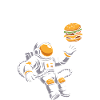 Astronaut Burger Space Design
