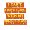 Braille Teacher Braille Braille Class