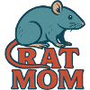 Humorous Rat Mom Graphic T-Shirt