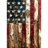 Rustic American Flag Wall Art