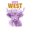 WILD WEST COW VIOLET