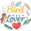 Eco-Friendly Design Love Bird