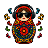 Russian Matryoshka Music Russia Russian