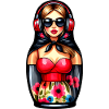 Russian Matryoshka Music Russia Russian
