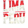 Lima Peru Retro Lettering