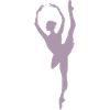 Minimalist Ballet Dancer Silhouette