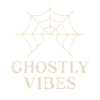 Spider web design with ghostly vibes