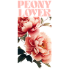 Peony Blossom Lover T-Shirt Design