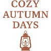 Cozy autumn days with lantern motif
