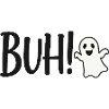 Playful Boo Halloween Design