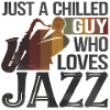Chilled Jazz Music Lover Design