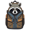 Raccoon with backpack illustration