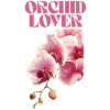 Orchid Lover Botanical Illustration