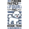 Pêche et Bichon Frisé