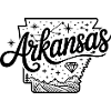 Arkansas - Souvenir USA State Design