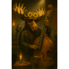 Coole Elchmusiker auf der Bühne