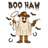 Scary Cowboy Ghost Illustration