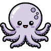 Cute Cartoon Octopus