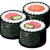 Sushi Rolle Süßer Feinschmecker